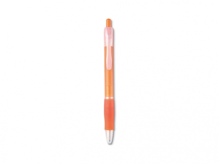 Ball pen with rubber grip