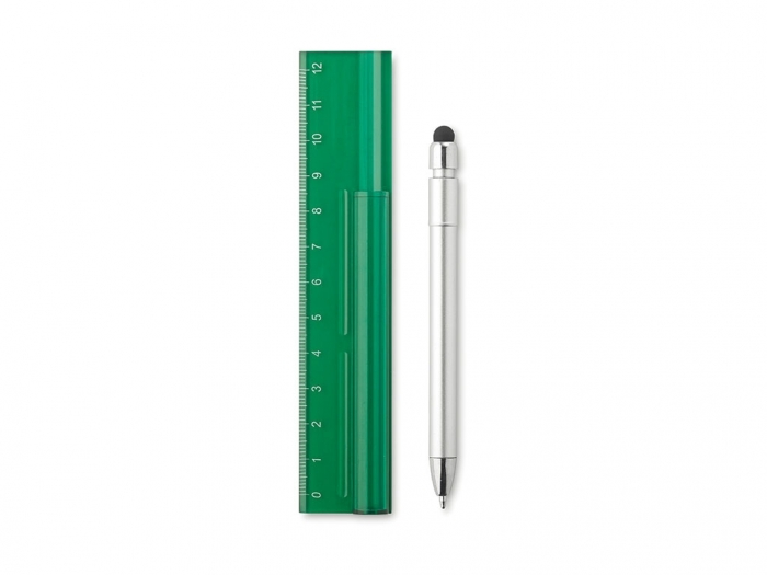 Ruler with stylus
