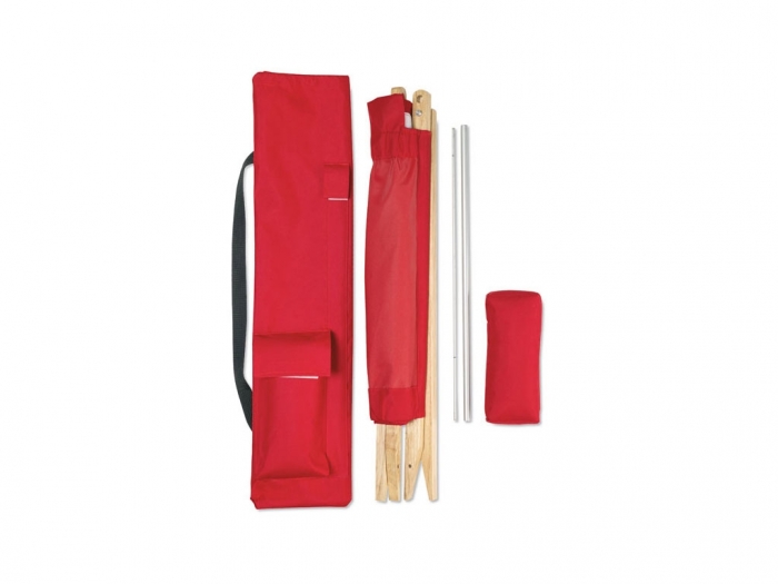 Foldable beach back rest