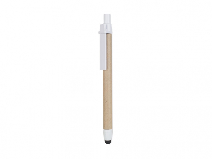 Ball pen made with recycled carton barrel