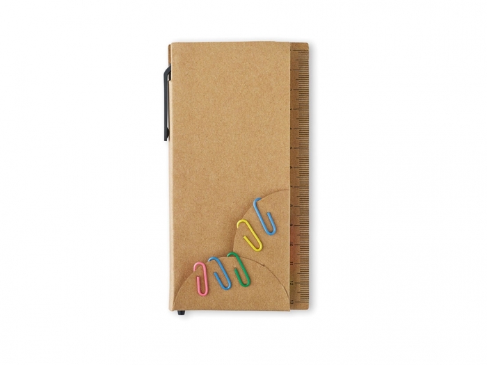 Sticky notes in paper card