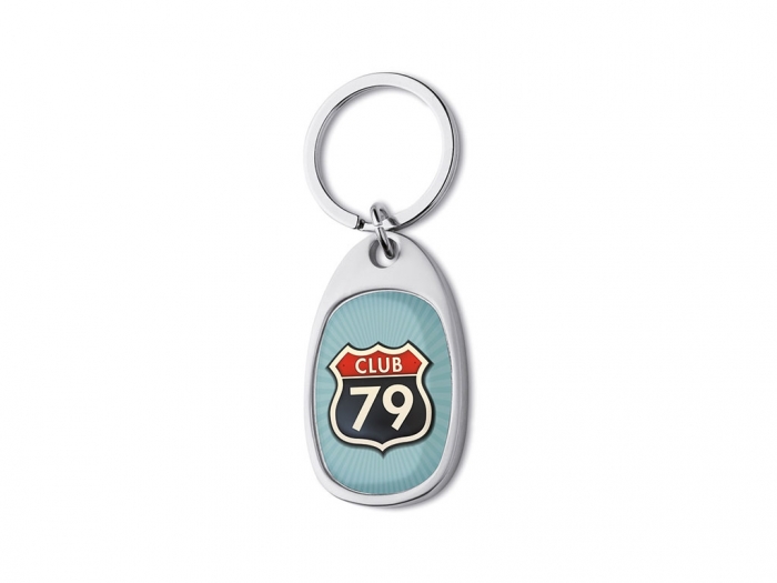 Metal key ring for doming