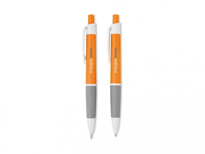 Pen set in tube shaped box