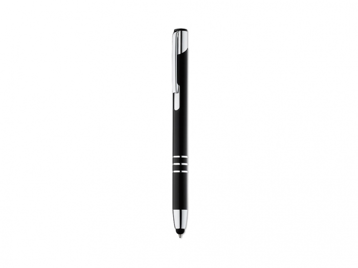 Aluminium push stylus ball pen