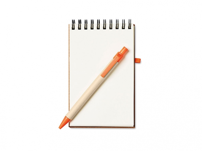 Notebook + pen