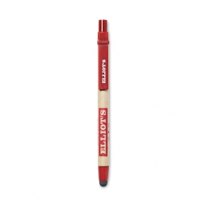 Ball pen made with recycled carton barrel