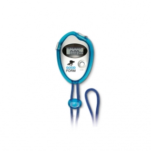 Digital stopwatch with necklace