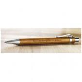 Bamboo automatic ball pen