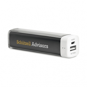 Power bank with indicator light