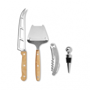 Cheese and wine set