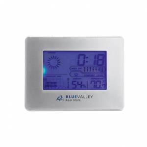Weather station with foldable stand