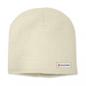 Double layer acrylic knitted beanie cap