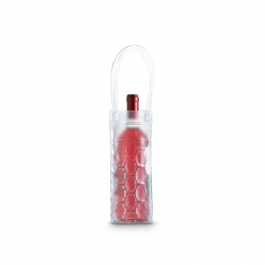 Cooler bag in transparent PVC