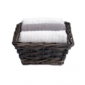 Towels in basket