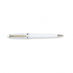 Classic plastic push type ball pen