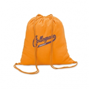 Drawstring bag in cotton